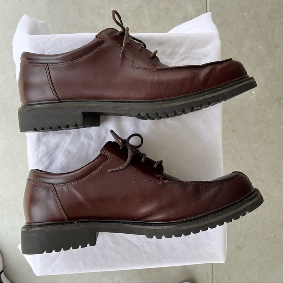 Cole Haan Split Toe Brown Leather Oxford Lace Up Dress Shoes Size 11 1/2 M main image 10